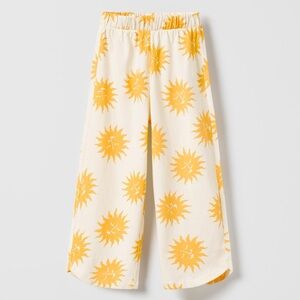 Sunshine Yellow Kids Pull-On Pants
